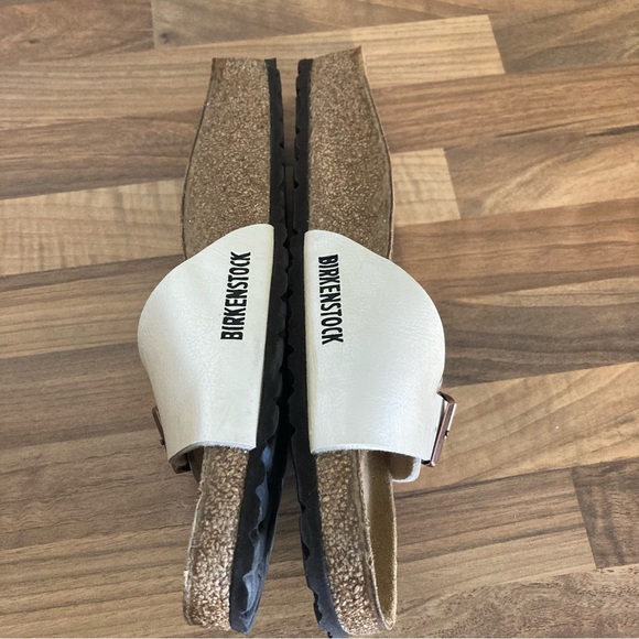 Women’s Birkenstock Madrid Sandals Size 39 UK Size 5.5 White Strap. - Picture 8 of 9